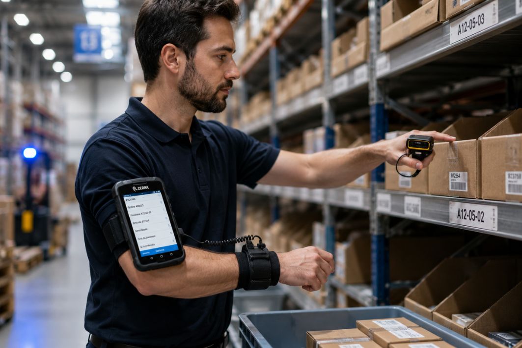 Computer indossabili: il picking hands-free che velocizza il magazzino